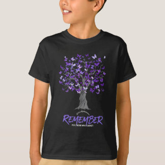 Alzheimers medvetenhet om För manar och kvinnors L T Shirt