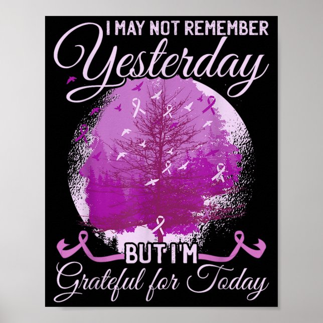 Alzheimers medvetenhet poster (Framsidan)