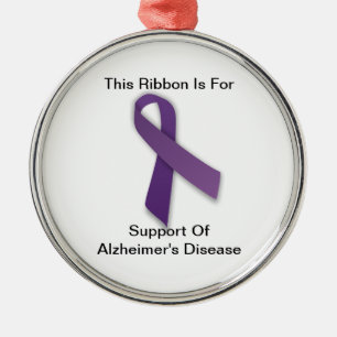 Alzheimers medvetenhet - prydnad julgransprydnad metall