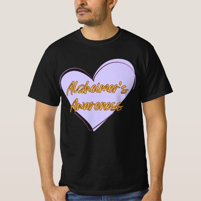 Alzheimers medvetenhet t shirt (Framsida)