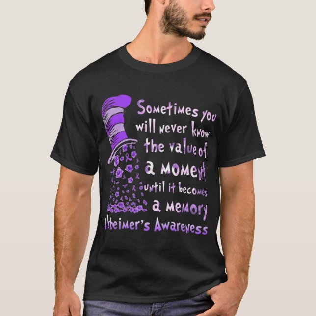 Alzheimers medvetenhet t shirt (Framsida)