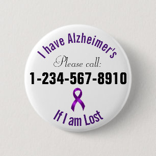 Alzheimers nöd- kontakt knapp