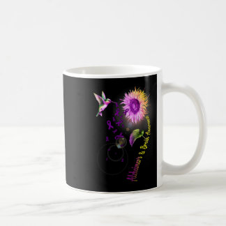 Alzheimers och hjärna solros kolibri kaffemugg