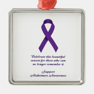 Alzheimers prydnad julgransprydnad metall