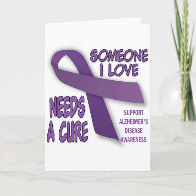 Alzheimers service kort (Framsida)