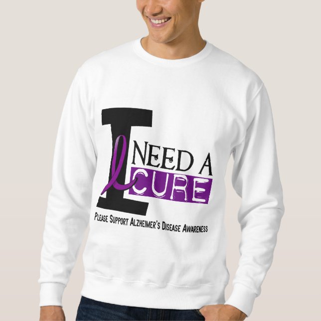 Alzheimers sjukdom BEHÖVER JAG en BOT 1 Sweatshirt (Framsida)