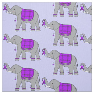 Alzheimers sjukdom Elephant of Awareness and Hope Tyg