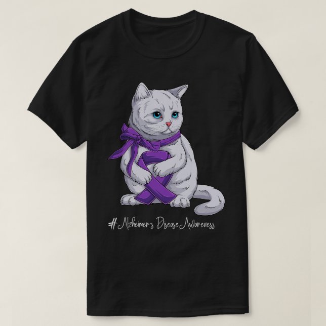 Alzheimers sjukdom - Lila T Shirt (Design framsida)