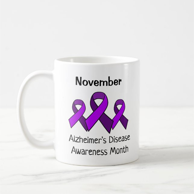 Alzheimers sjukdom - månad för november kaffemugg (Vänster)