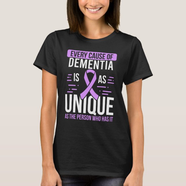 Alzheimers sjukdom Månadsdag T Shirt (Framsida)