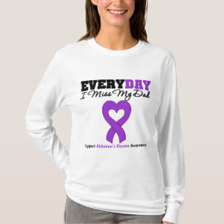 Alzheimers sjukdom varje dag mig Fröcken min pappa T Shirt