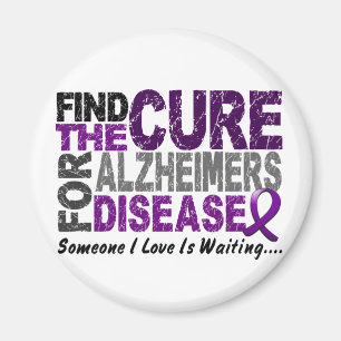 ALZHEIMERS-SJUKDOMfynd boten 1 Magnet