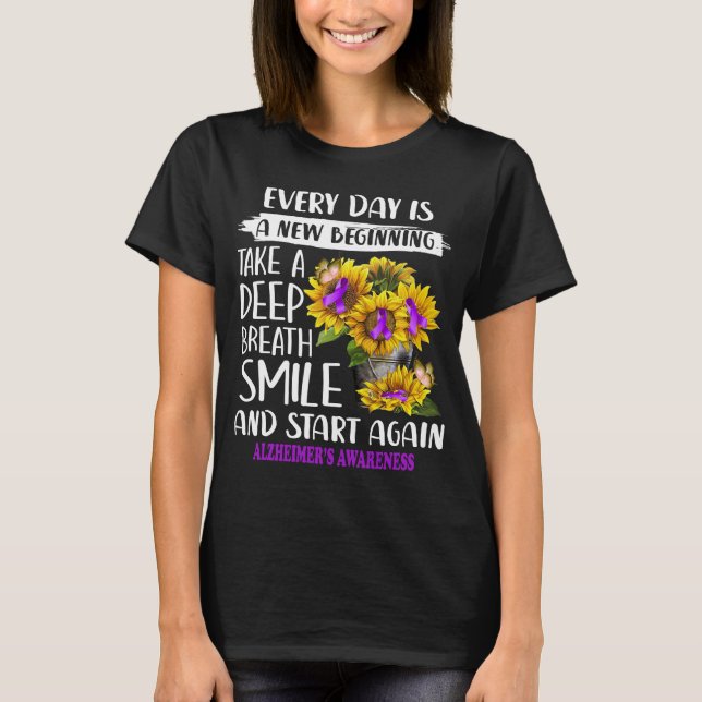 Alzheimers solros t shirt (Framsida)