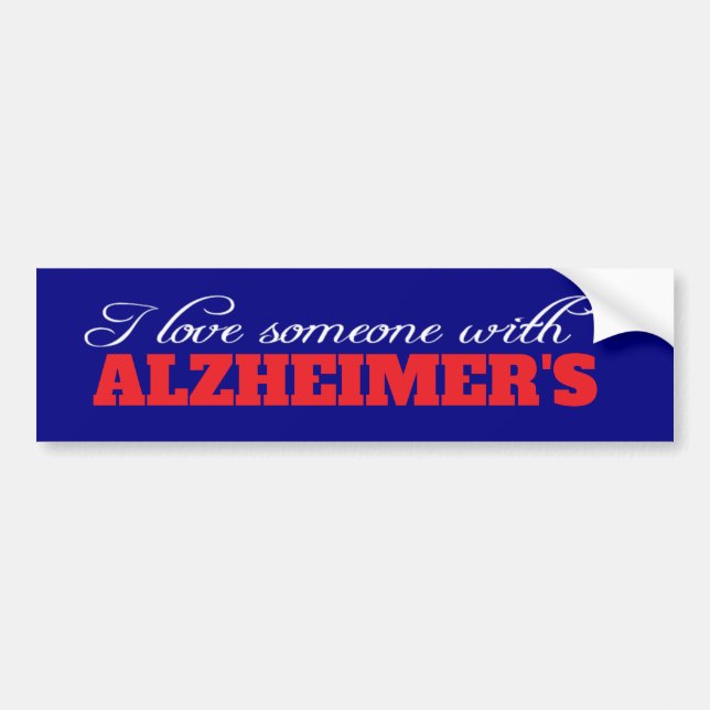 Alzheimers syndrom psykisk hälsa bildekal (Framsidan)