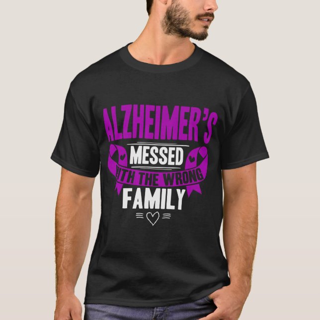 Alzheimers T-Shirt - Alzheimers sjukdom (Framsida)