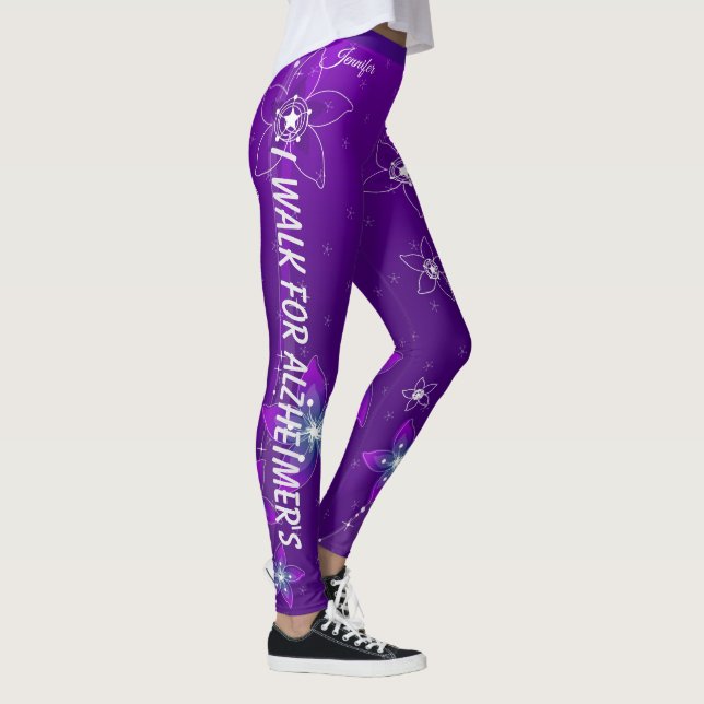 Alzheimers Walk Walking Leggings Running Byxor (Höger)