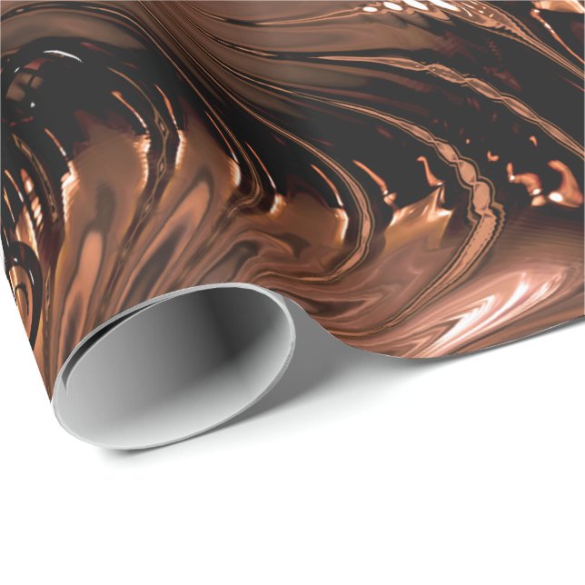 AM1 Papper radbrytning av dekor Presentpapper (Rullad Hörn)