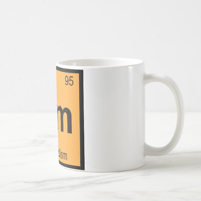 Am - Absurdism Filosofi Kemisymbol Kaffemugg (Höger)