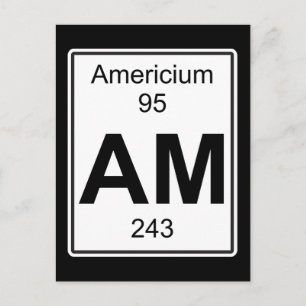 AM - Americium Vykort