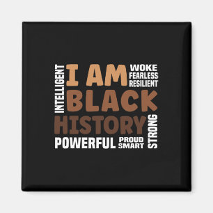 Am Black History Month med stark stolthet Magnet