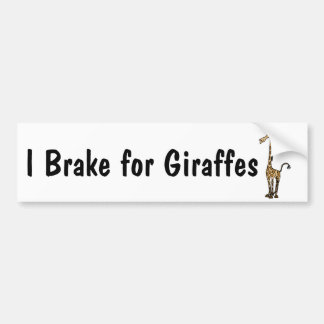 AM-, bromsar jag för giraffbildekal Bildekal