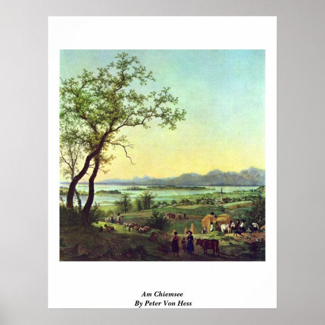 Am Chiemsee av Peter Von Hess Poster (Framsidan)
