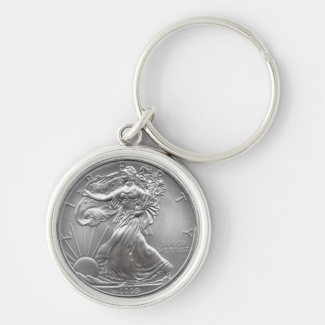 Am Eagle Mynt Design Nyckelring (Framsidan)