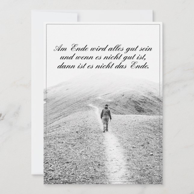 Am Ende wird alles gut sein (Framsida)