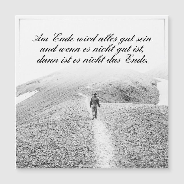 Am Ende wird alles gut sein (Framsida)