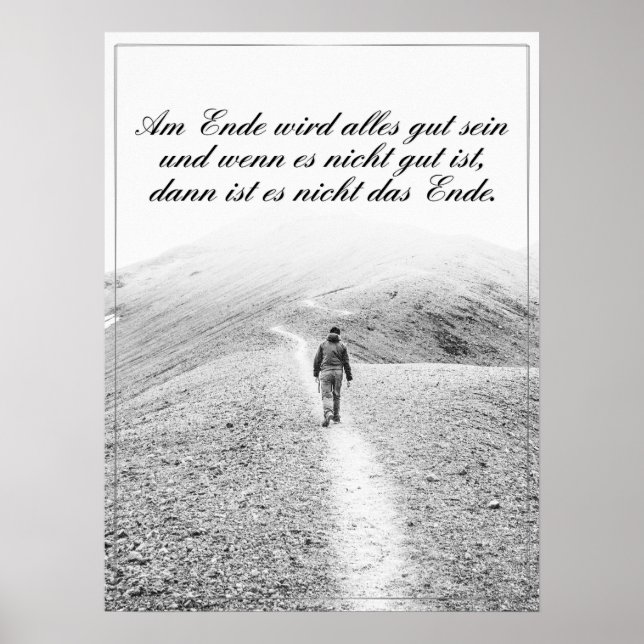 Am Ende wird alles gut sein Poster (Framsidan)