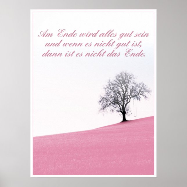 Am Ende wird alles gut sein Poster (Framsidan)