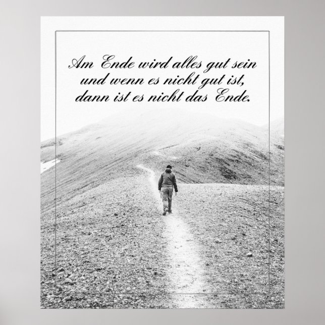Am Ende wird alles gut sein Poster (Framsidan)