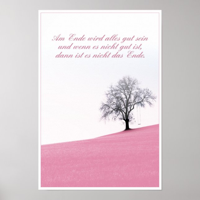 Am Ende wird alles gut sein Poster (Framsidan)