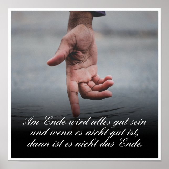 Am Ende wird alles gut sein Poster (Framsidan)