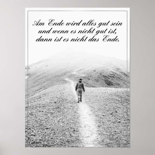 Am Ende wird alles gut sein Poster (Framsidan)