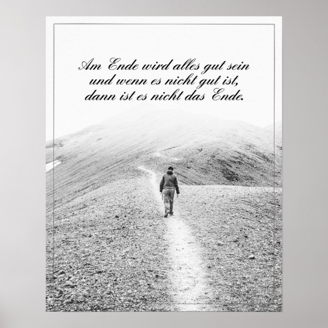 Am Ende wird alles gut sein Poster (Framsidan)