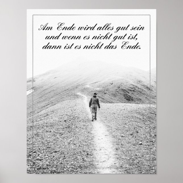 Am Ende wird alles gut sein Poster (Framsidan)