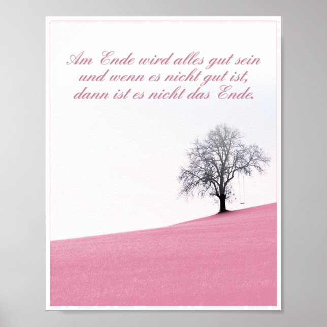 Am Ende wird alles gut sein Poster (Framsidan)