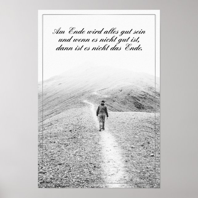 Am Ende wird alles gut sein Poster (Framsidan)