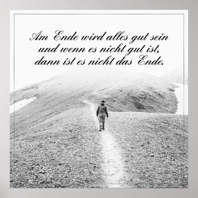 Am Ende wird alles gut sein Poster (Framsidan)