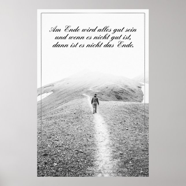Am Ende wird alles gut sein Poster (Framsidan)