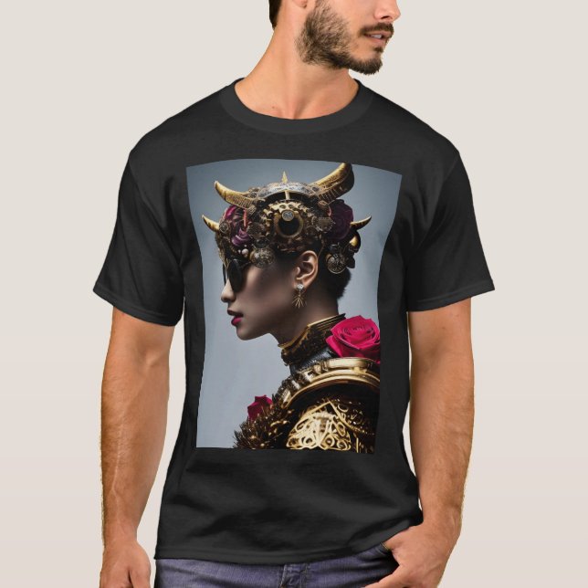 Am I As Cool As I Look AI Portrait T Shirt (Framsida)