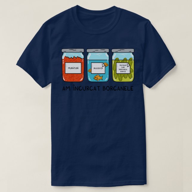 Am incurcat borcanele t shirt (Design framsida)