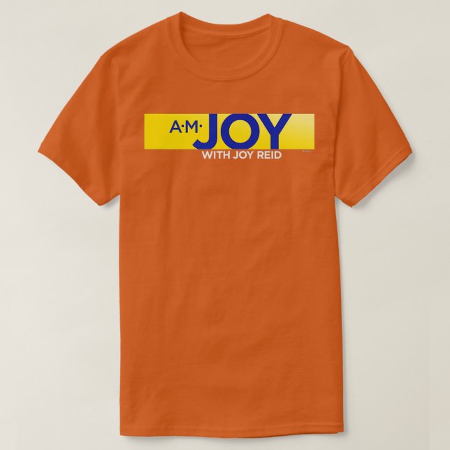 AM Joy Standard MSNBC T Shirt (Design framsida)