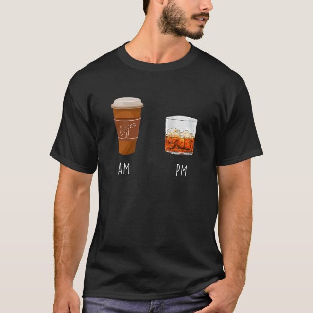 AM Kaffe PM Win 20 T Shirt (Framsida)
