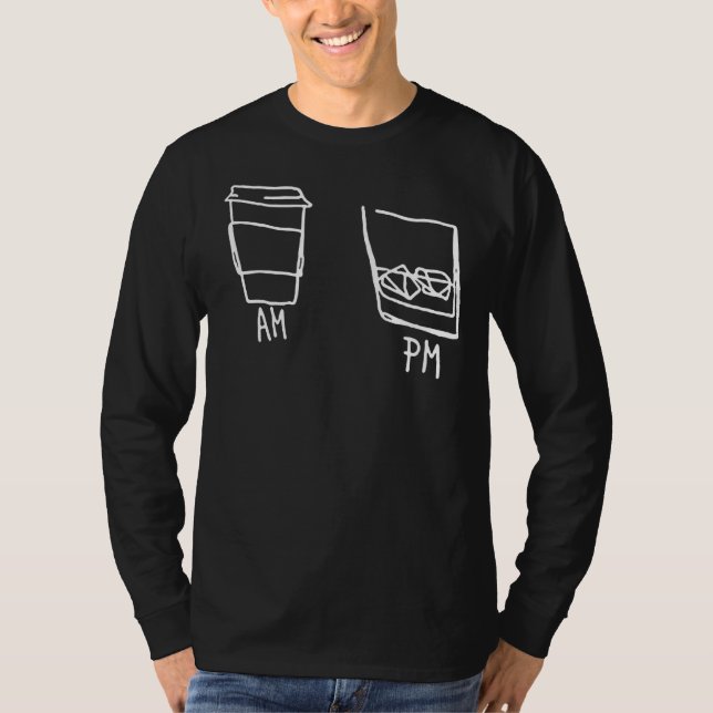 AM Kaffe PM Win 22 T Shirt (Framsida)