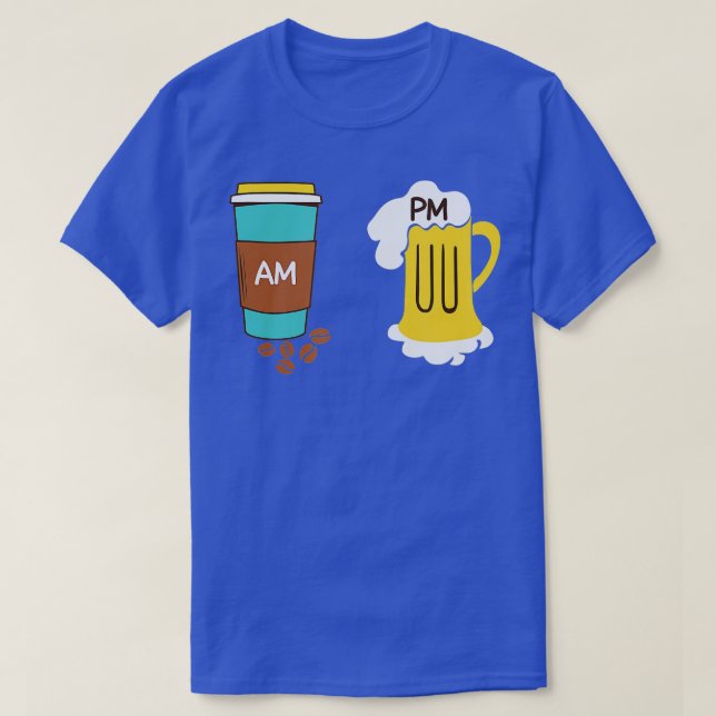 AM Kaffe PM Win - 28 T Shirt (Design framsida)