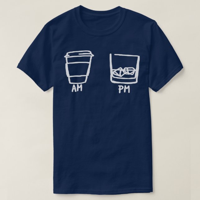 AM Kaffe PM Win - 39 T Shirt (Design framsida)