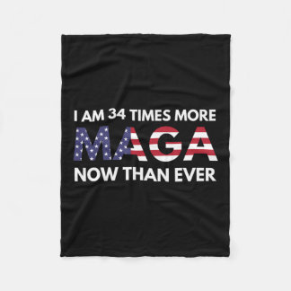 AM &# mer än någonsin stödjer du Trum nu Fleecefilt