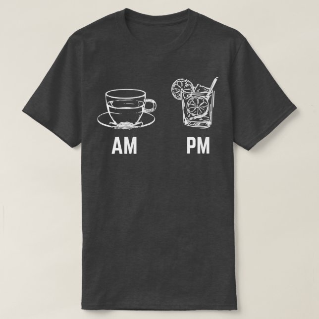 Am pm cocktail1 t shirt (Design framsida)